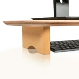 Aothia Monitor Stand,Wooden Riser Supports Laptop Computer/TV(Oak ...