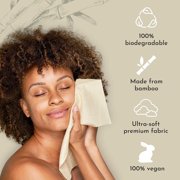 Clean Skin Club Bamboo Towels Size XL, Organic Disposable Face Washcloth