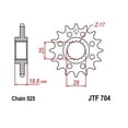 thumbnail image 2 of JT Steel Front Sprocket 16T for Street BMW F650 GS 2008-2012, 2 of 4