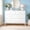 White 4-Drawer, variant on 4-Drawer Kids Dresser, 35.4" Wide Wooden Storage Cabinet for Toddler Bedroom, Nursery, Closet & Living Room