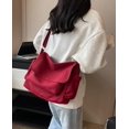 thumbnail image 4 of Kukuzhu Canvas Hobo Bags Message Bag Women Casual Crossbody Shoulder Bag Chic Large Handbag, 4 of 7