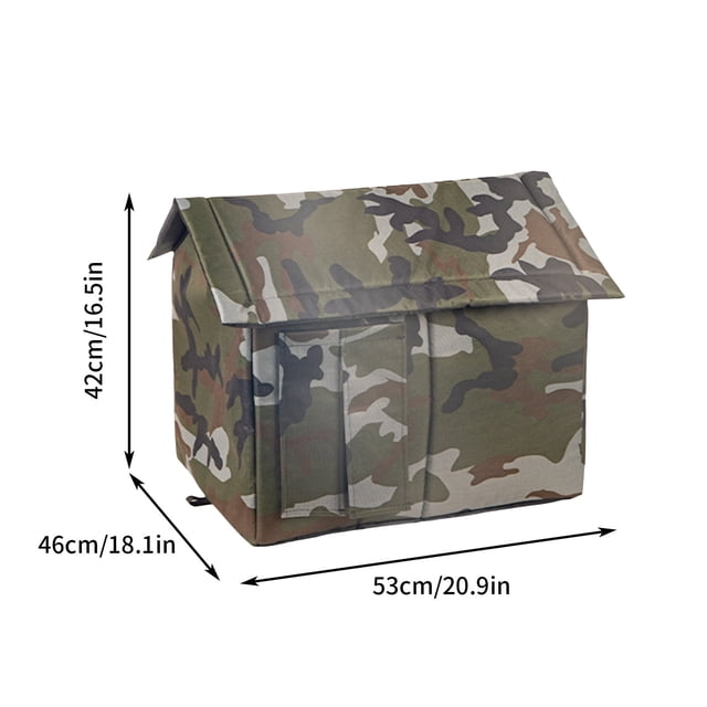 Casas para gatos capino para exteriores, impermeables, acolchadas, para invierno, para gatos callejeros y asilvestrados, refugio para mascotas al aire libre, impermeables, cálidas, cuevas para