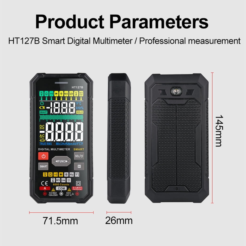 Auto Ranging Mini Multimeter Suitable for Accurate Readings in Various Environment Efficient Field Equipment Maintenance