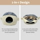 thumbnail image 3 of Cama para Gato Lcybem en Forma de Animal, Cueva para Gato Gris, 3 of 8