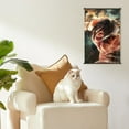 thumbnail image 6 of Attack on Titan Poster Scroll Poster Art Prints Home Decoration Wall Hanging Canvas Art for Dorm Bedroom Living Room Gift for Japanese Anime Fans, 6 of 8