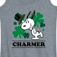 thumbnail image 3 of Peanuts - Snoopy Charmer  - Women's Racerback Tank Top, 3 of 6
