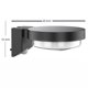 thumbnail image 2 of Lámpara Solar de Pared Curva para Exteriores con Sensor de Movimiento, Luz de Seguridad Solar Impermeable para Balcón, Patio o Garaje, 2 of 5