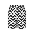 thumbnail image 5 of PAYOHTO Boy Swim Trunks X-Large Size 18-20 Teens Boy Beach Board Shorts Black & White Textures Quick Dry Bathing Suit Swimwear, 5 of 9