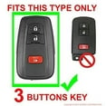 thumbnail image 4 of Silicone Smart Case Protector Holder Remote Cover Fob for Toyota Prius CH-R Key, 4 of 4