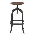 Court Adjustable Backless Bar Stool