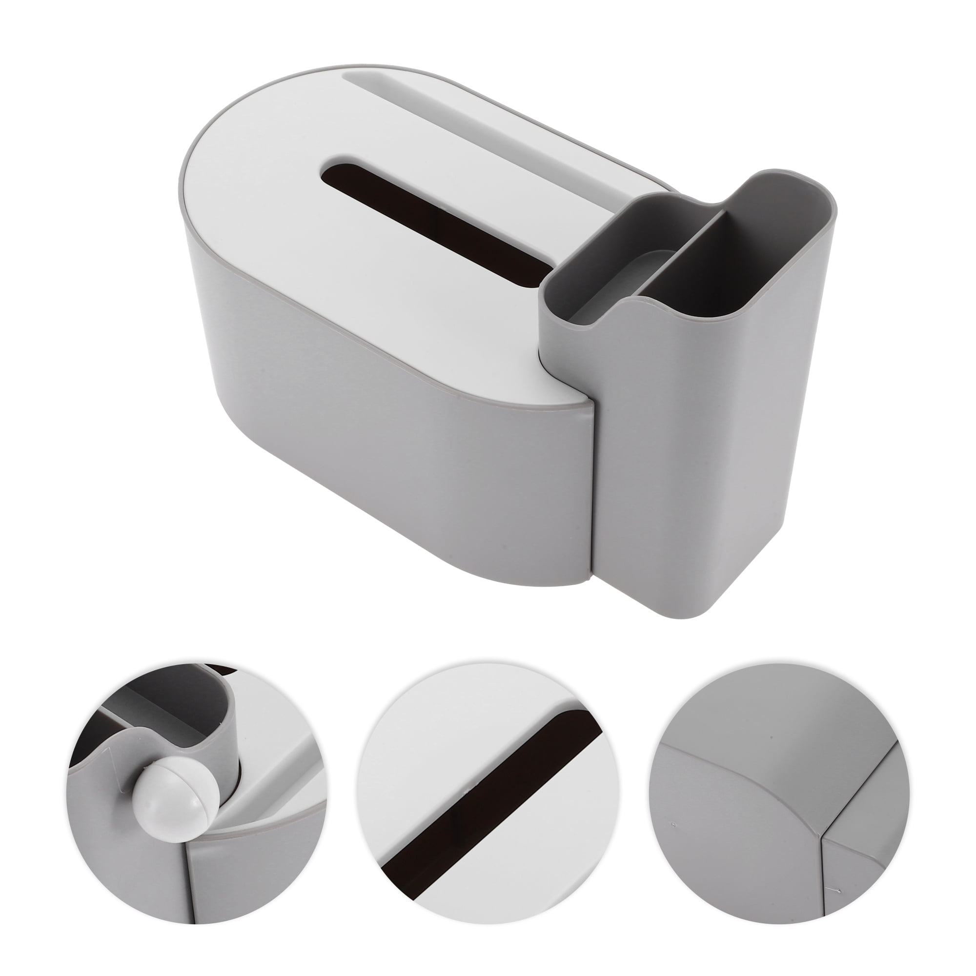 Unique Bargains 1 Pc Versatile Tissue Box Cover [Gray]
