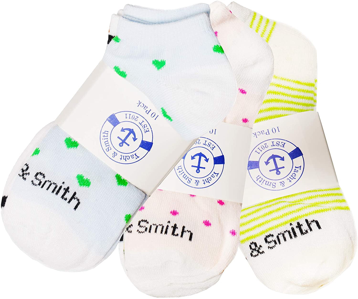 30 Pairs Low Cut Ankle Socks for Women Girls Boys Men, Bulk Pack, Fun Cute, Patterned Colorful Soft (30 Pairs Assorted (Girls))