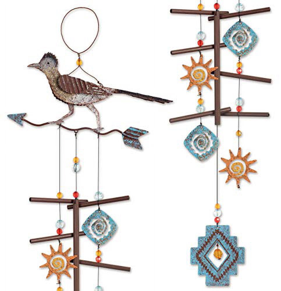 Sunset Vista Designs Roadrunner on Arrow Wind Chime, 28"