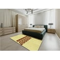 thumbnail image 5 of Ahgly Company Machine Washable Indoor Rectangle Transitional Sun Yellow Area Rugs, 2' x 3', 5 of 7