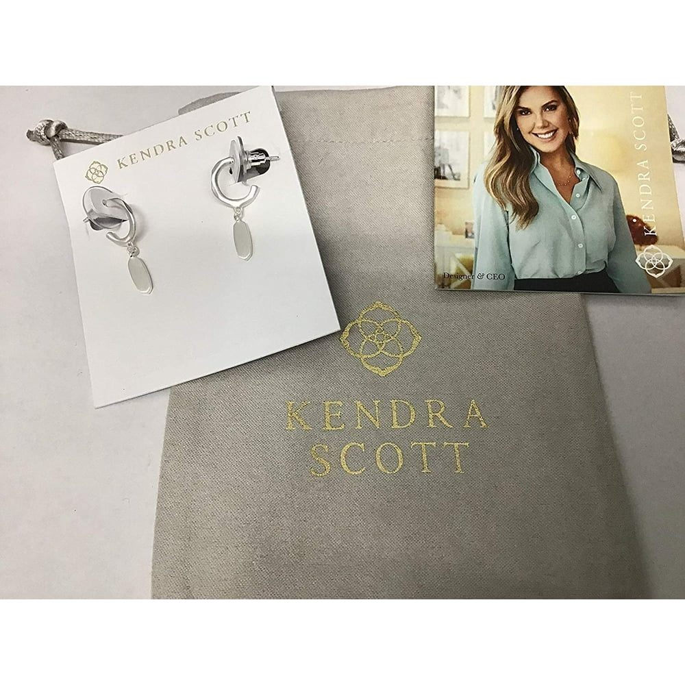 Kendra Scott Kendra Scott Fern Huggie Earrings in Silver Metal