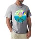 thumbnail image 1 of Camiseta FrontEnd VS BackEnd para hombre camisa de cuello redondo ropa kawaii nueva edición, 1 of 7