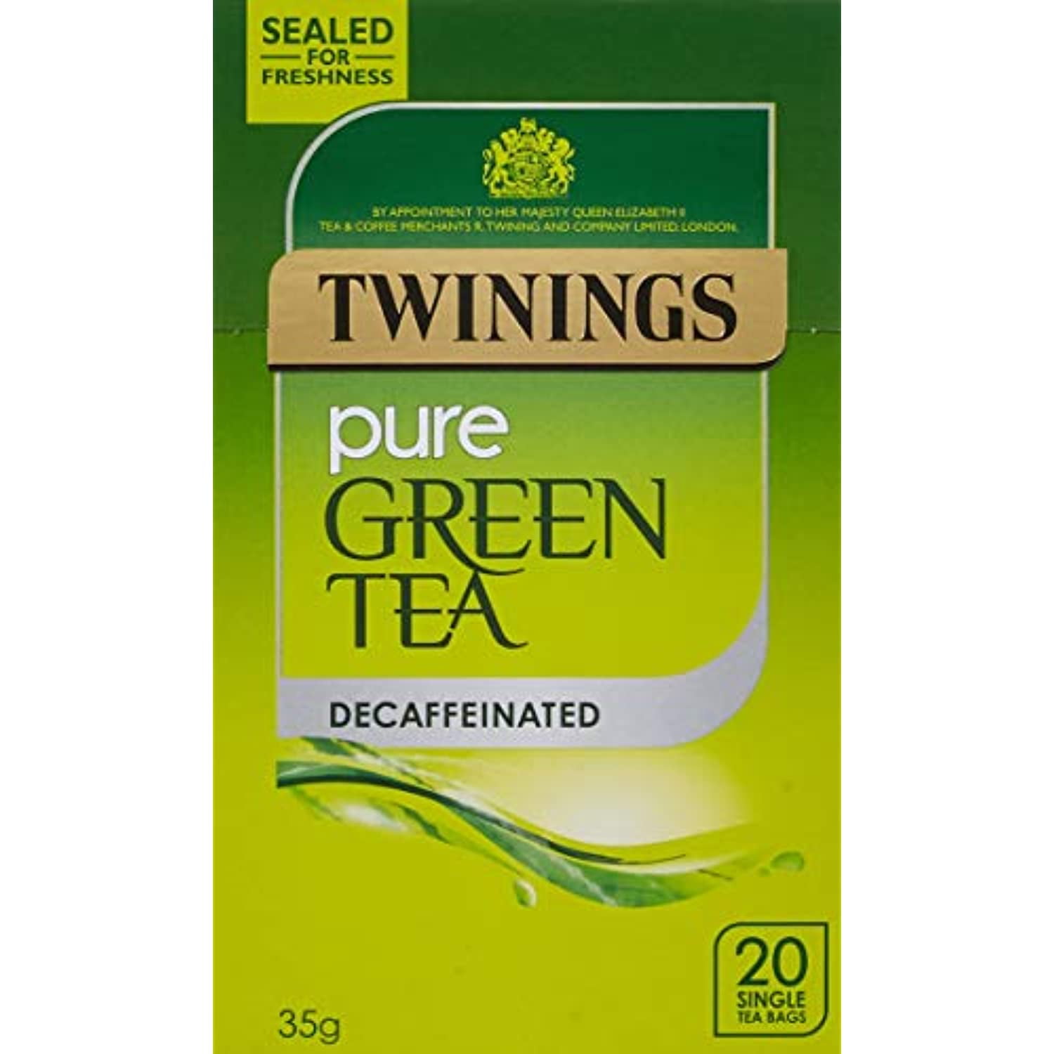 Twinings Green Tea Decaffeinated 20S 40G