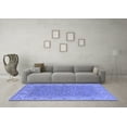 thumbnail image 3 of Ahgly Company Indoor Rectangle Oriental Blue Industrial Area Rugs, 5' x 7', 3 of 4