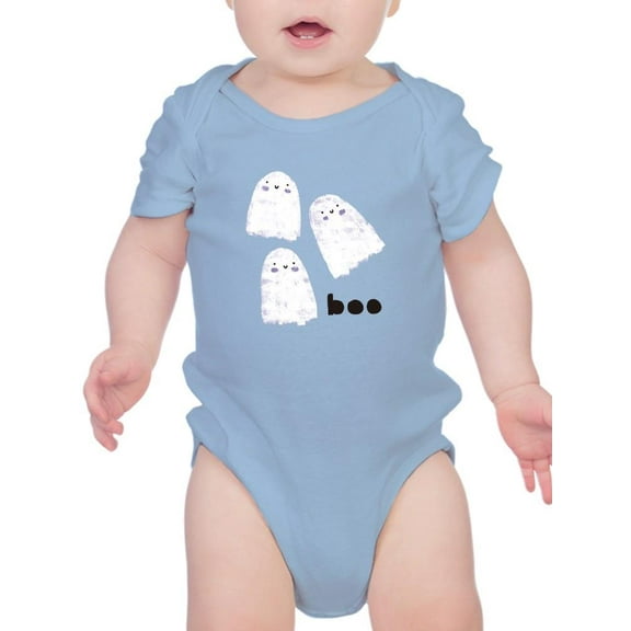 Boo. Happy Ghost Friends Bodysuit Infant -Image by Shutterstock, 6 Months