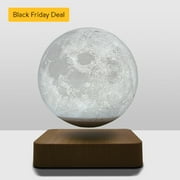 Lamp Depot Dimmable Levitating Moon Lamp Bedroom Decor Gifts Cool Spinning Night Light Moon Decor with Touch Sensor