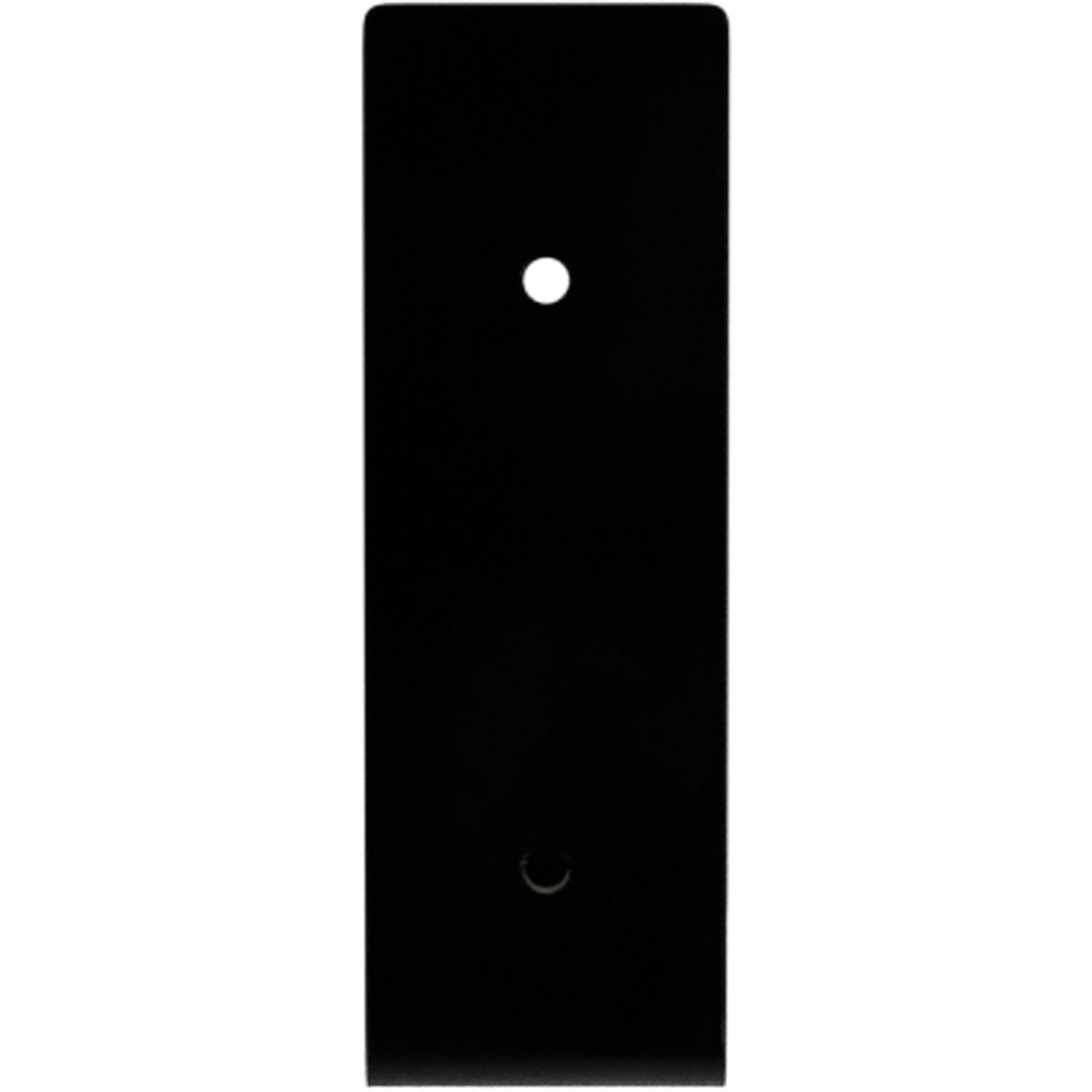 Ekena Millwork 2"W x 8"D x 6"H Steel Hanging Shelf Bracket, Powder Coated Black