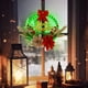 thumbnail image 4 of Wosthever La navideña verde con lámpara ilumina el hogar con alegría navideña Amplia gama de usos Plástico Kits de decoración para fiestas flor de Oro, 4 of 6