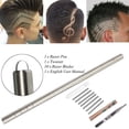 thumbnail image 1 of 1 Set Hair Styling Eyebrows Beards Pen Razor Salon Engraved Pen & 10 Blades, 1 of 5