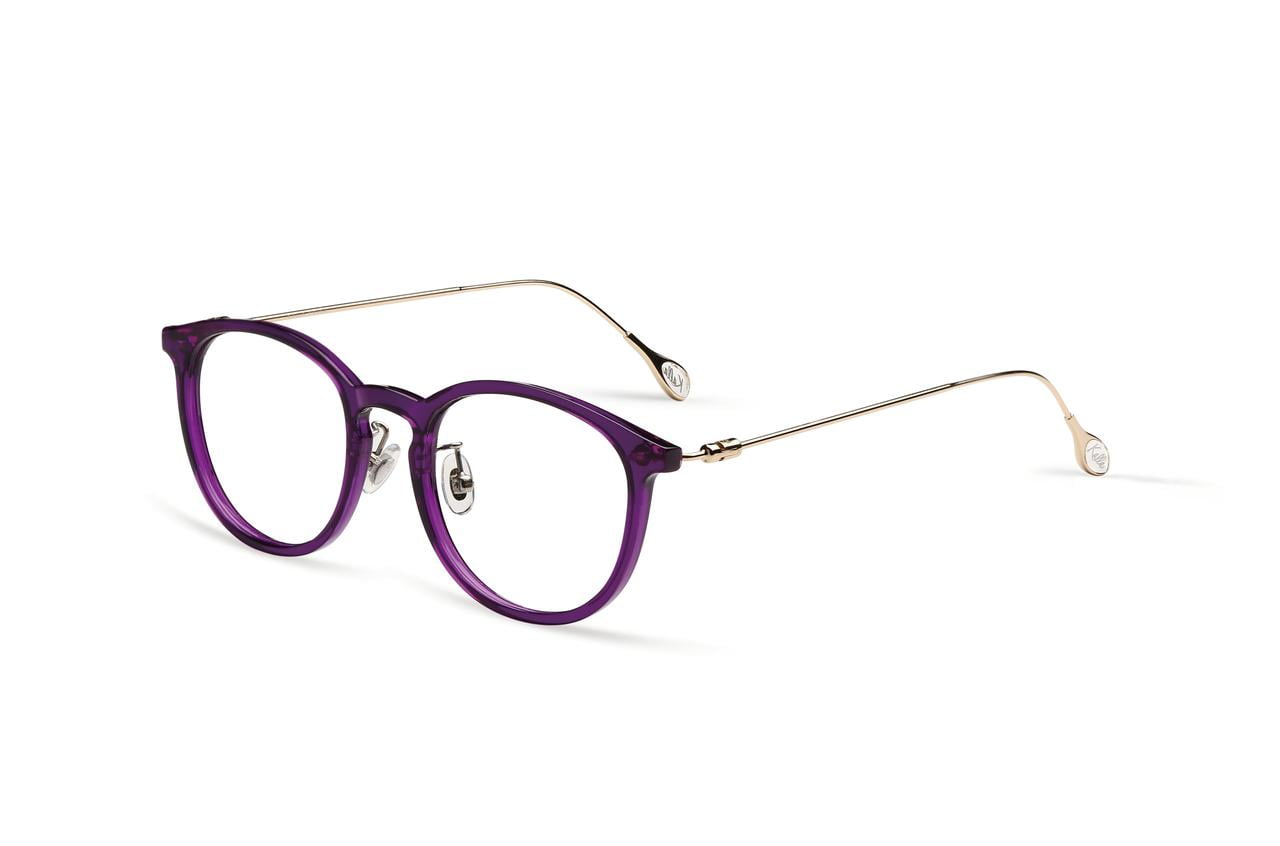 KALLA, KC8098C7 - Eyeglasses Purple Round Unisex Optical Lightweight
Glasses Frame for Prescription Lens