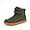 Green, variant on Boys Girls Barefoot Winter Boots with Wide Toe Box Slip Resistant Waterproof Zero Drop Sole Minimalist Ankle Winter Snow Boots for Toddler/Little Kids/Big Kids
