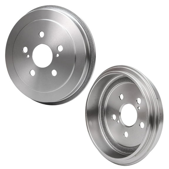 Detroit Axle - Pair (2) Rear Brake Drums Replacement for Toyota Corolla Prius Celica Fits select: 2006 TOYOTA COROLLA CE/LE, 2007-2008 TOYOTA COROLLA CE/LE/S