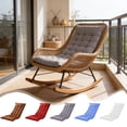 thumbnail image 7 of Sun Lounger Chair Cushions, Sundlight Patio Cushions Chaise Outdoor Mattress Recliner Quilted Thick Padded Seat Cushion Reclining Chair Rocking with Ties, 7 of 7