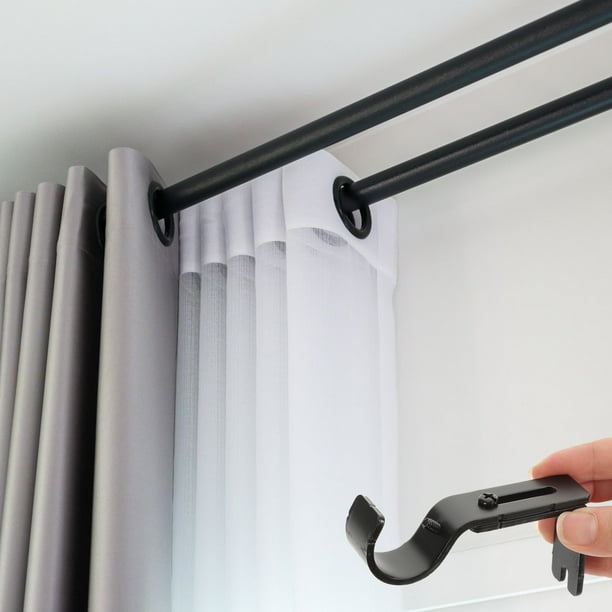 ABSQUIL LOT DE 4 SUPPORTS DE TRINGLE À RIDEAU DE 25 MM | SUPPORT POUR PORTE – SÉNÉGAL