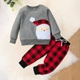 thumbnail image 2 of YESIMOLA Baby Boy My First Christmas Outfit 3t Boys Outfit First New Years Baby Outfit 5-6 Year Old Girl Clothes 18-24 Month Girl Baby Clothes Boy, 6-12 Months, 2 of 9