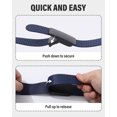 thumbnail image 4 of AWAYTR Nylon Belts for Mens - No Hole Golf Belt with Metal Buckle, 4 of 7