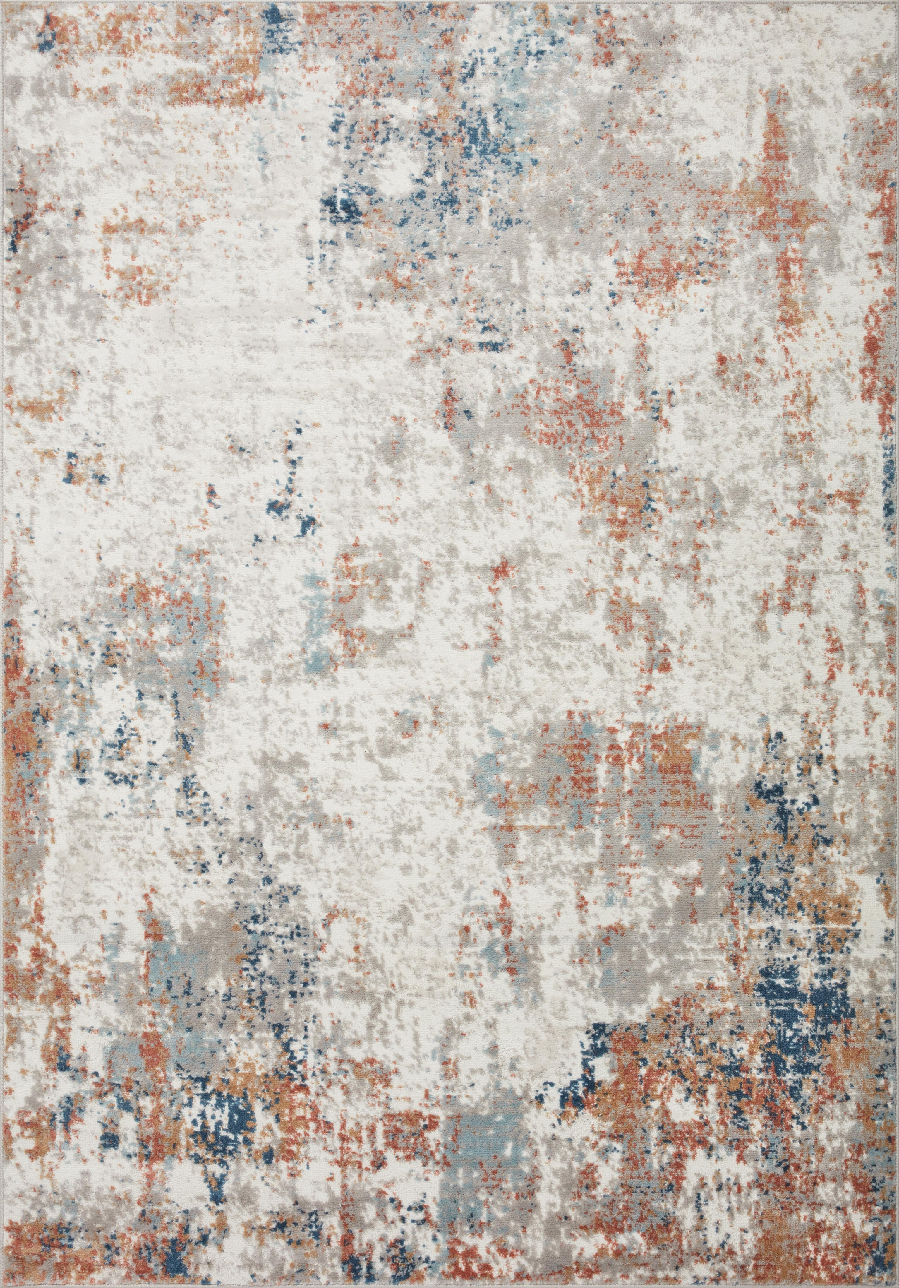 Loloi Bianca Collection BIA-03 Ivory / Multi, Abstract Area Rug 9'-9" x 13'-6"