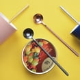 thumbnail image 2 of Winter Savings! Coffee Spoon 304 Stainless Steel Small Round Spoon Fruit Yogurt Spoon Mug Spoon, 2 of 8