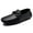 Black, variant on Big Size Men's Casual Loafers Slip On Leather Shoes Comfortable Lightweight Driving Shoes Male Moccasins Classic Penny Loafer Flats Boat Shoes Outdoor Walking Shoes