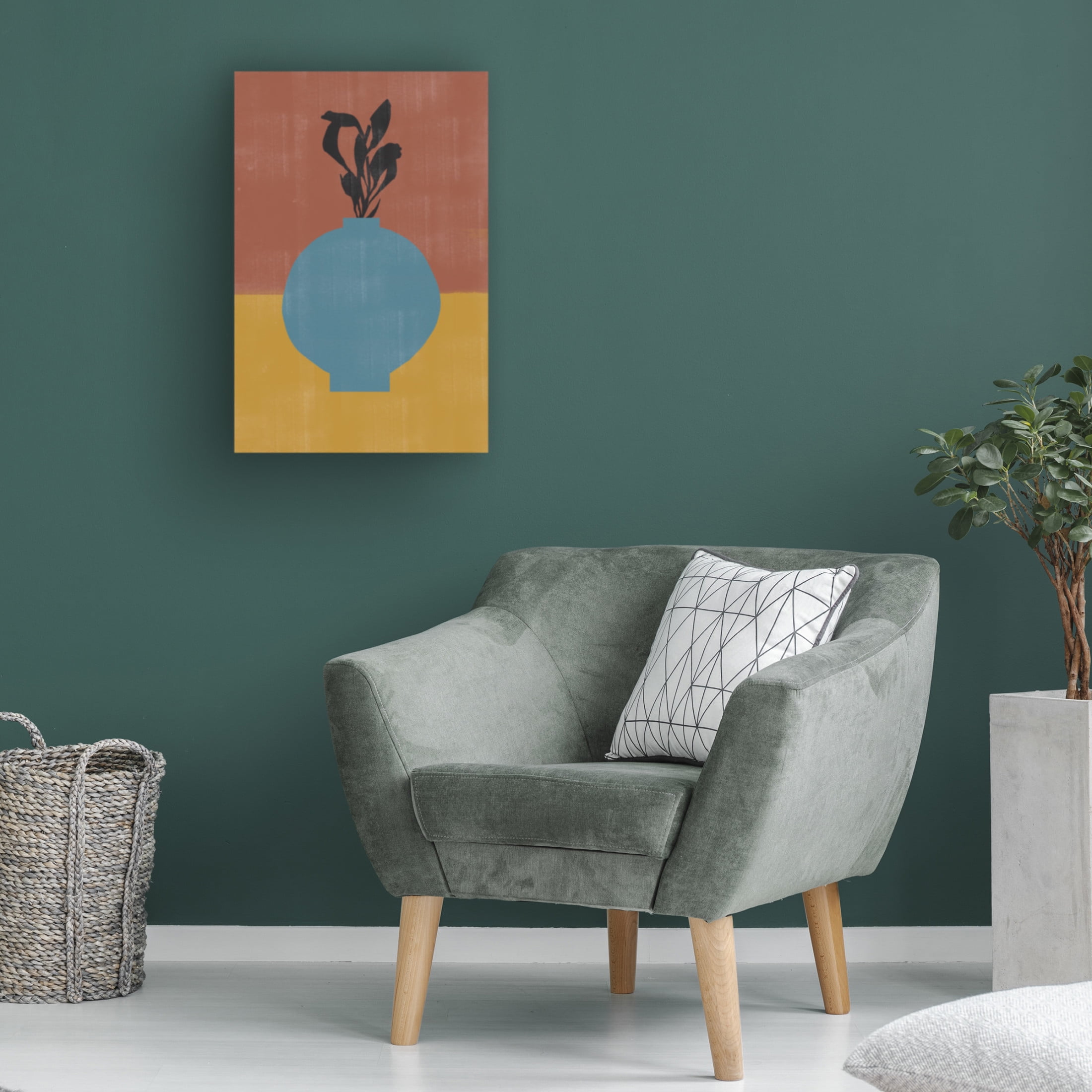 Trademark Fine Art THE MIUUS STUDIO Vase No9 Canvas Wall Art