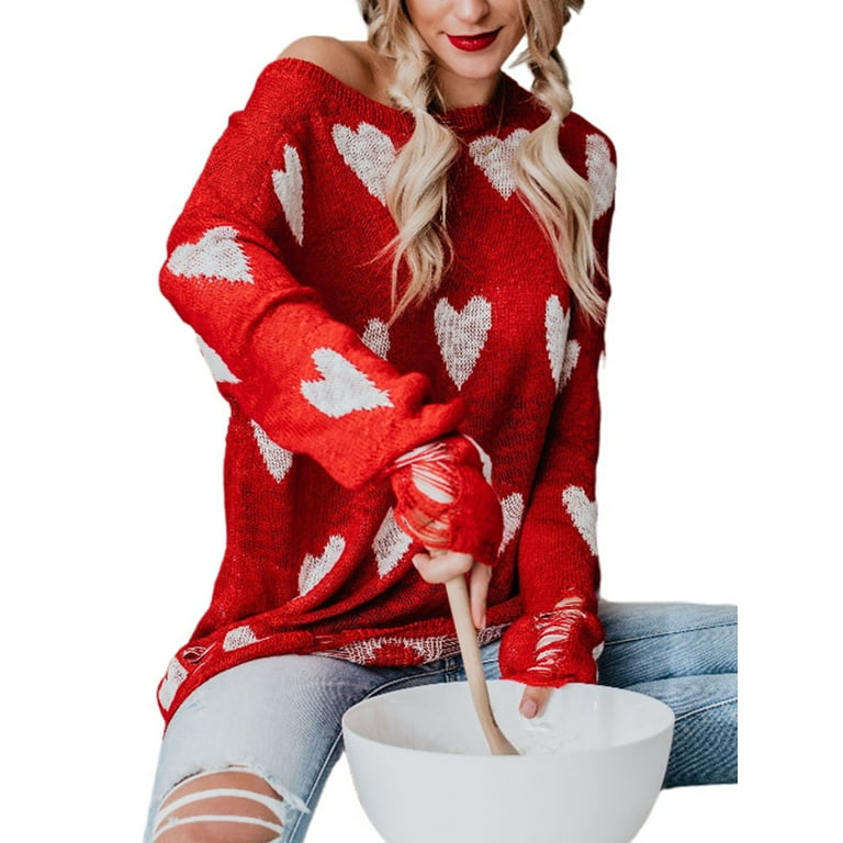 Sexy top red jumper