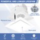 thumbnail image 4 of Extractor de baño POWERENG 12W 141 CFM 0.7 Sones 110V, 4 of 8