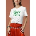 thumbnail image 4 of St Patricks Day Lucky Mama Juniors Soft T Shirt, 4 of 5