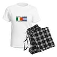 thumbnail image 4 of CafePress - Irish Cuban Heritage Flags Women's Light Pajamas - Women's Short Sleeve Print T-Shirt and Pants Light Cotton Pajama Set, 4 of 7