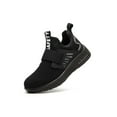 thumbnail image 3 of Men's Safety Shoes Lightweight Damping Steel Toe Caps Work Trainers Slip-On Anti-Slip for Industrial, 3 of 7