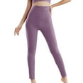 thumbnail image 3 of SGMVNU Lined Leggings Women with Pockets -Warm Winter Yoga Pants for Women Thermal Running Workout Leggings(Purple, XXXL), 3 of 8