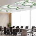 thumbnail image 5 of Fluorescent Light Covers 1 Pack 4x2 ft Green Leaves Ceiling Light Covers Watercolor Art Light Filters for Classroom, Office & Home, Drop Ceiling Light Covers, 5 of 8