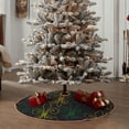 thumbnail image 4 of Disketp Mardi Gras Carnival Christmas Tree Skirt, Christmas Tree Decorations, Christmas Decor, Tree Mat Decoration(30-48IN)-30", 4 of 6