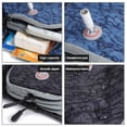 thumbnail image 4 of Sonducket Riñonera para correr, riñonera de nailon impermeable para botella de agua, riñonera ajustable para deportes, correr, escalar, Mochilas de mochilero gris claro, 4 of 6