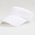 thumbnail image 4 of Women's Sun Visor Hat, Open Top Breathable Sports Cap for Summer Outdoor Activities, UV Protection Wide Brim Sun Hat for Golf and Tennis White, 4 of 4