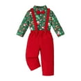 thumbnail image 2 of Conjunto de traje para niño, conjunto navideño, camisa, juego de rol con pajarita, disfraz navideño Botón de manga larga, 2 of 9
