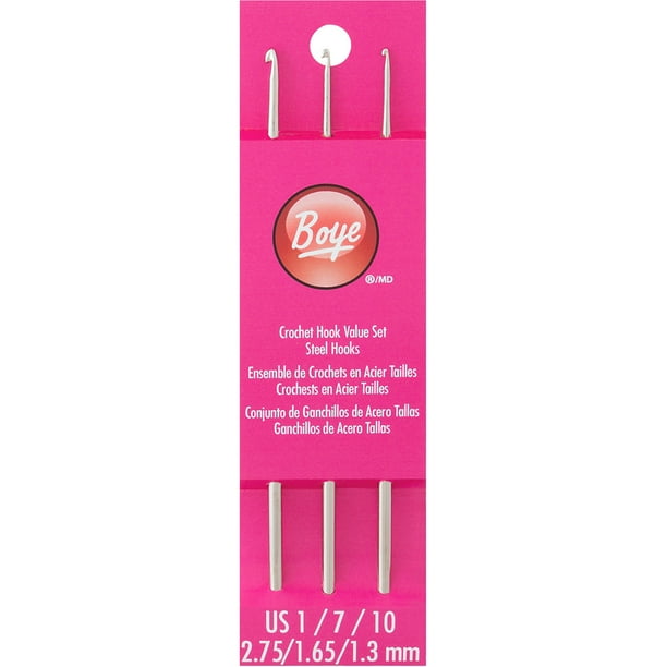 Steel Crochet Hook SetSizes 1 To 10